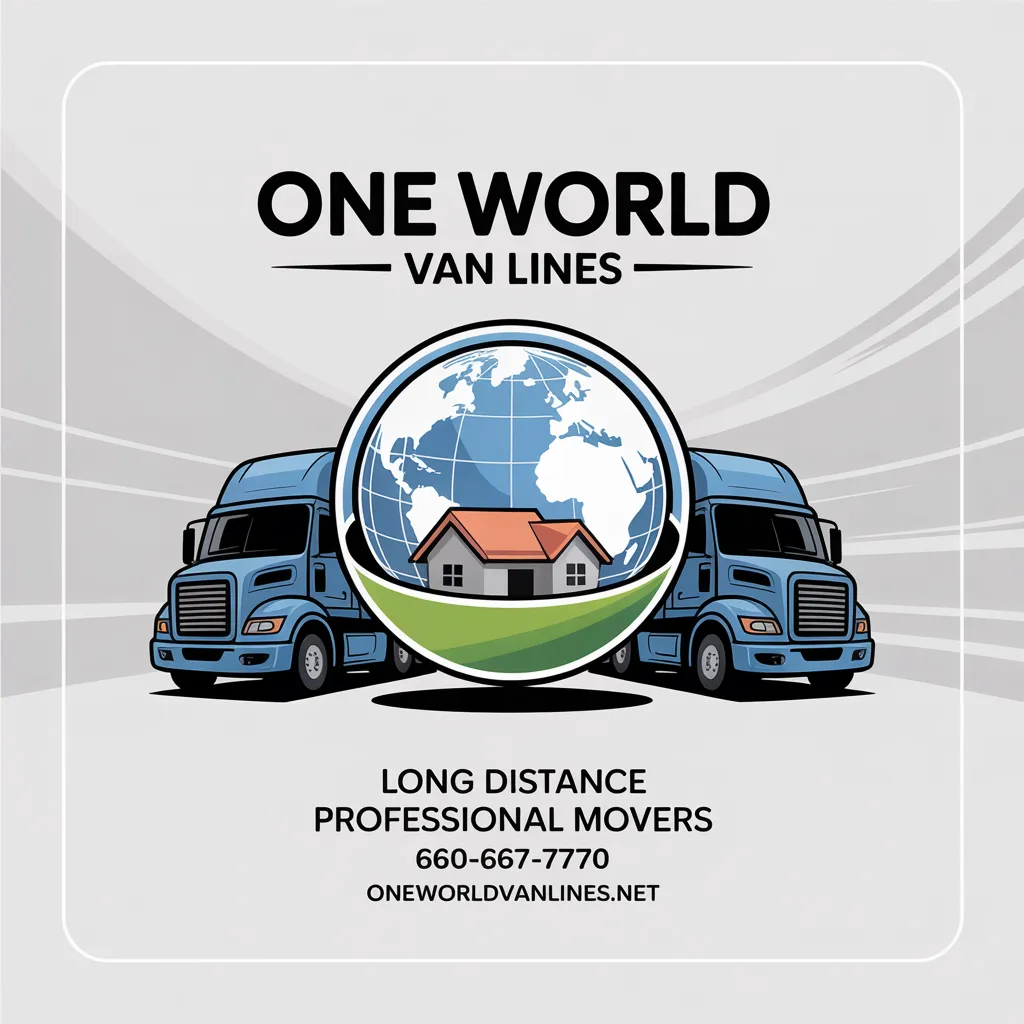 One World Van Lines logo — Long Distance Professional Movers serving Dallas–Fort Worth and Greater Austin, TX, (254) 435-5877, oneworldvanlines.net